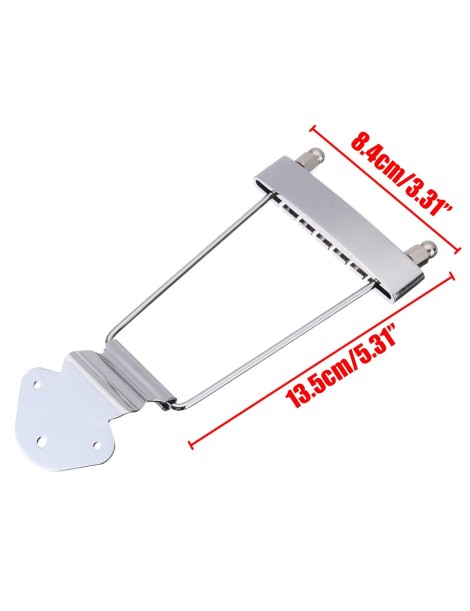 PUENTE PARA GUITARRA 6 CUERDAS CROMADO