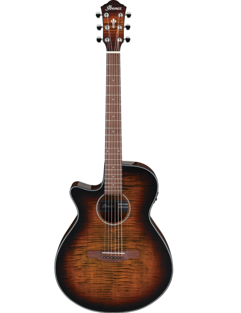 GUITARRA ACÚSTICA IBANEZ 4/4 RECORTADA AEG70LTIH CON PREVIO TIGER BURST ZURDA GUITARRA ACÚSTICA IBANEZ 4/4 RECORTADA AEG70LTIH CON PREVIO TIGER BURST ZURDA