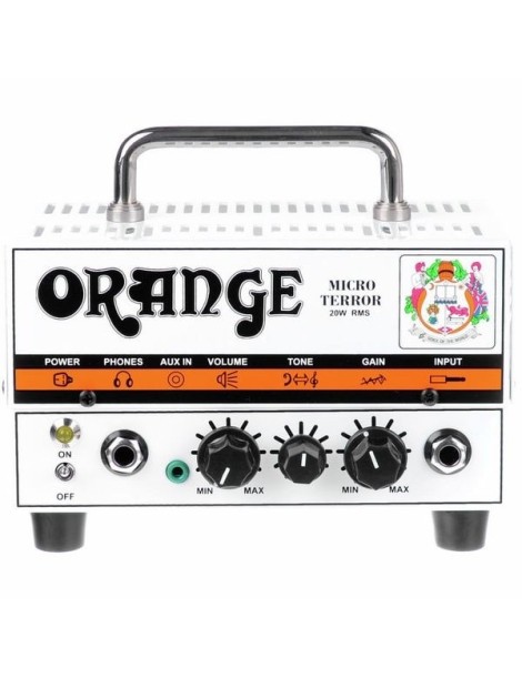 CABEZAL GUITARRA VALVULAR ORANGE MICRO TERROR 20W