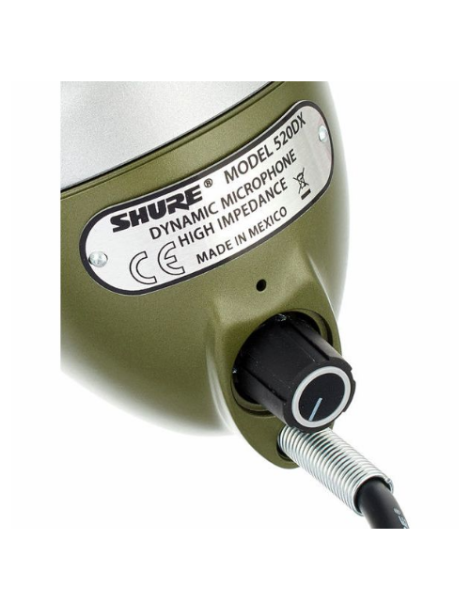 MICRÓFONO ARMÓNICA SHURE 520DX DINÁMICO OMNIDIRECCIONAL