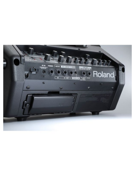 AMPLIFICADOR GUITARRA ROLAND CUBE STREET EX 10/25/50W NEGRO CON BATERIA RECARGABLE