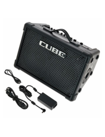 AMPLIFICADOR GUITARRA ROLAND CUBE STREET EX 10/25/50W NEGRO CON BATERIA RECARGABLE