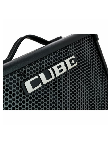 AMPLIFICADOR GUITARRA ROLAND CUBE STREET EX 10/25/50W NEGRO CON BATERIA RECARGABLE