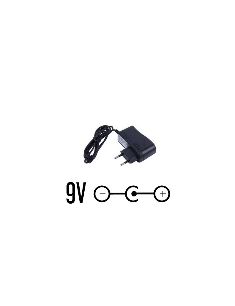 FUENTE DE ALIMENTACIÓN DC9V 600 mA + dentro, - fuera