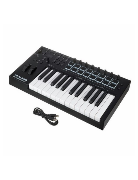 TECLADO CONTROLADOR M-AUDIO OXYGEN PRO 25 USB/MIDI 25 TECLAS 16 PADS