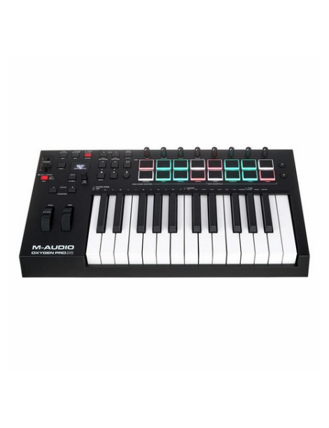 TECLADO CONTROLADOR M-AUDIO OXYGEN PRO 25 USB/MIDI 25 TECLAS 16 PADS