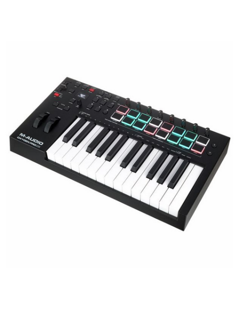 TECLADO CONTROLADOR M-AUDIO OXYGEN PRO 25 USB/MIDI 25 TECLAS 16 PADS