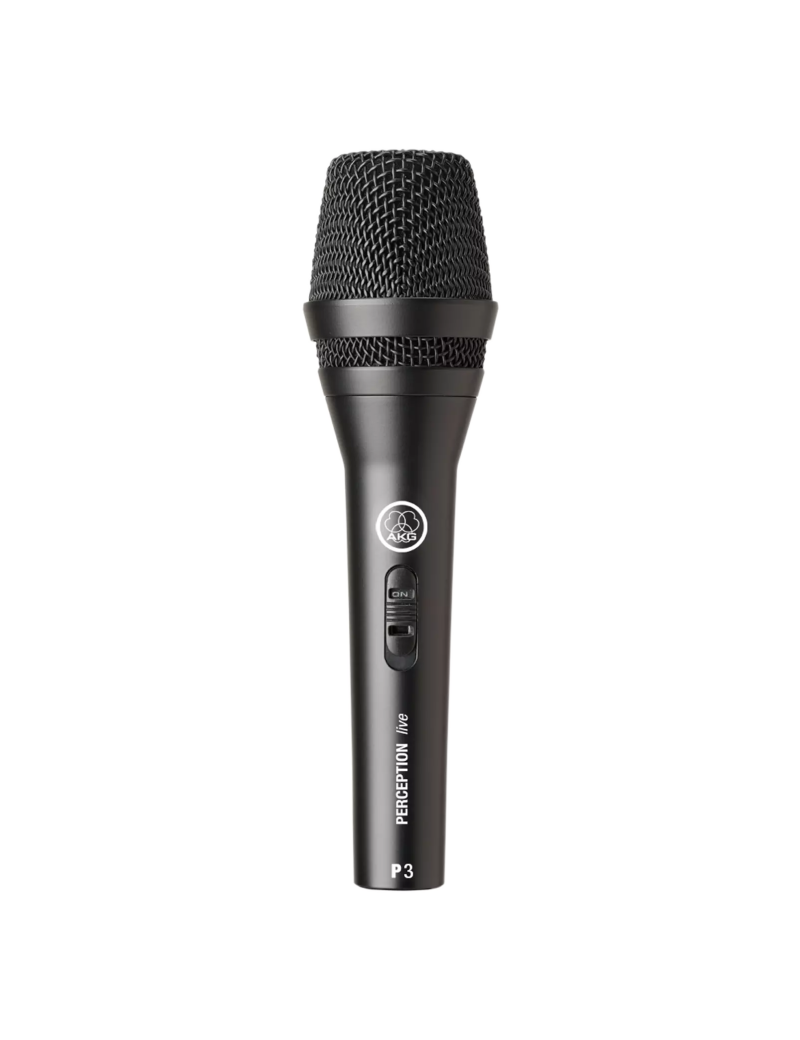 MICRÓFONO AKG P3S VOCAL DINÁMICO CARDIOIDE CON ON/OFF