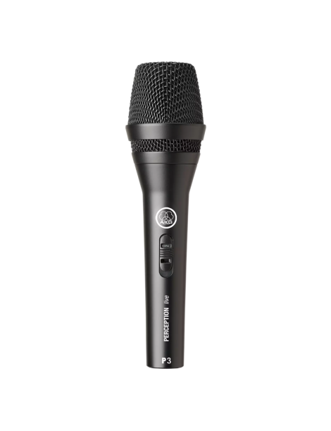 MICRÓFONO AKG P3S VOCAL DINÁMICO CARDIOIDE CON ON/OFF