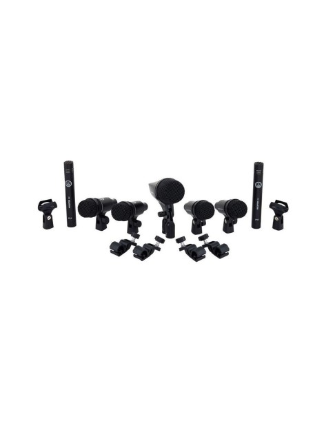MICRÓFONO PARA BATERÍA KIT 7 AKG DRUM SET SESSION CON ACCESORIOS MICRÓFONO PARA BATERÍA KIT 7 AKG DRUM SET SESSION CON ACCESORIOS