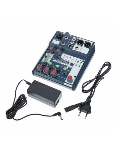 MESA MEZCLA ANALÓGICA SOUNDCRAFT NOTEPAD-5 5 CANALES USB