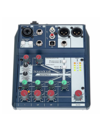 MESA MEZCLA ANALÓGICA SOUNDCRAFT NOTEPAD-5 5 CANALES USB