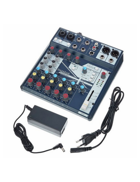 MESA MEZCLA ANALÓGICA SOUNDCRAFT NOTEPAD-8FX 8 CANALES CON EFECTOS USB