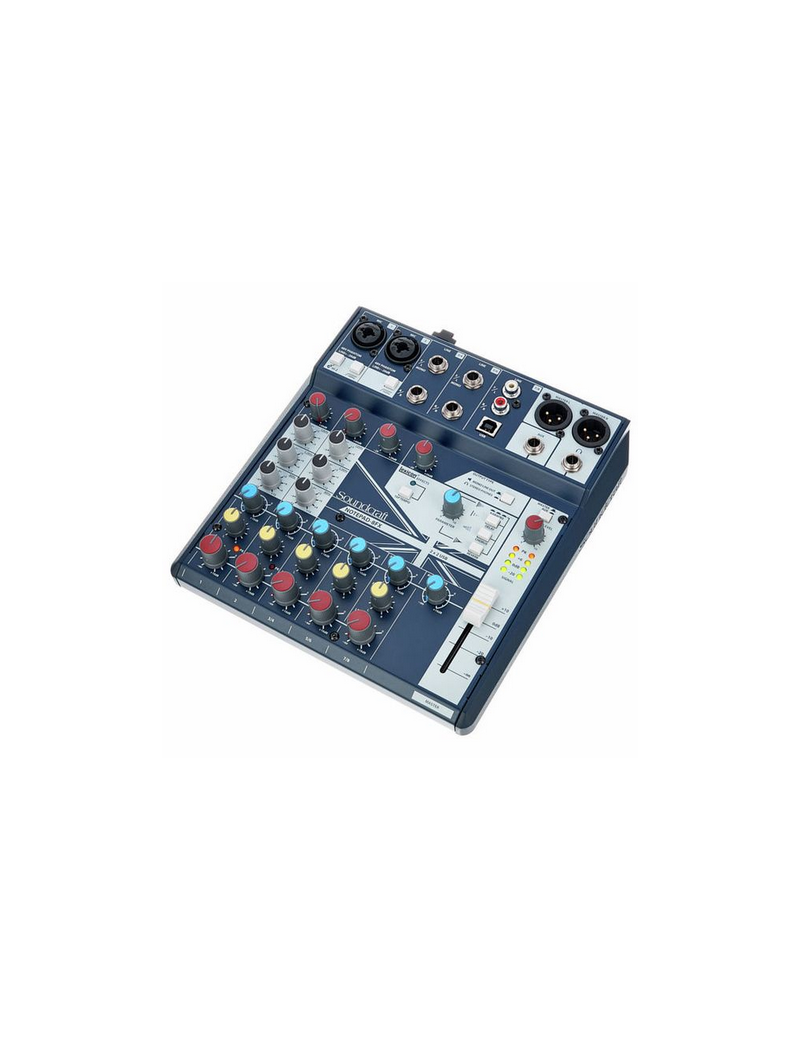 MESA MEZCLA ANALÓGICA SOUNDCRAFT NOTEPAD-8FX 8 CANALES CON EFECTOS USB