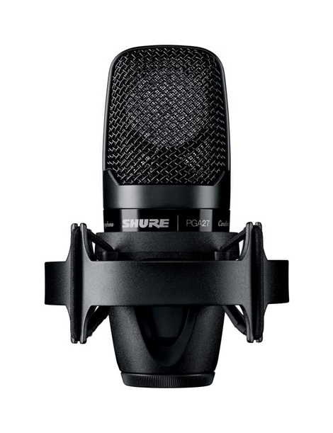 MICRÓFONO ESTUDIO SHURE PGA27 CONDENSADOR CARDIODE