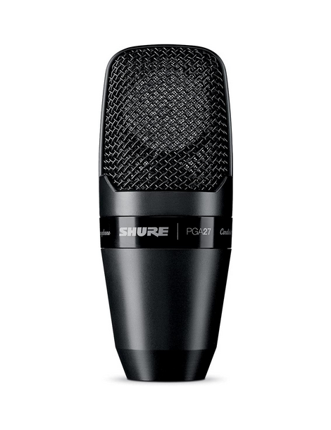 MICRÓFONO ESTUDIO SHURE PGA27 CONDENSADOR CARDIODE