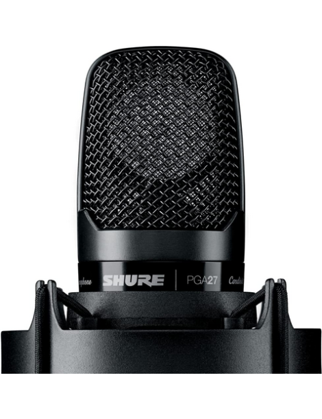 MICRÓFONO ESTUDIO SHURE PGA27 CONDENSADOR CARDIODE