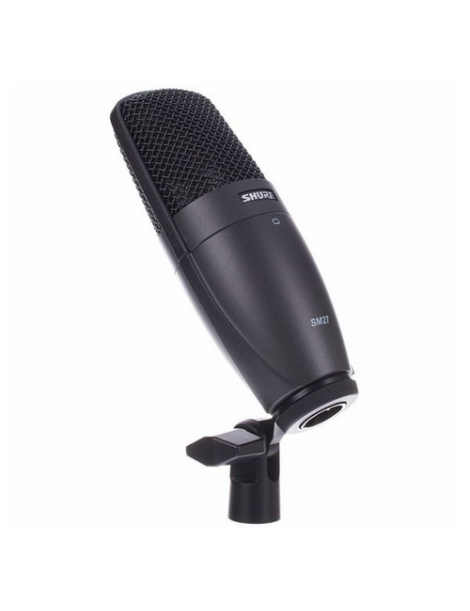 MICRÓFONO ESTUDIO SHURE SM27 CONDENSADOR CARDIODE