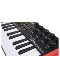 TECLADO CONTROLADOR AKAI MPK MINI PLUS 37 TECLAS + 8 PADS