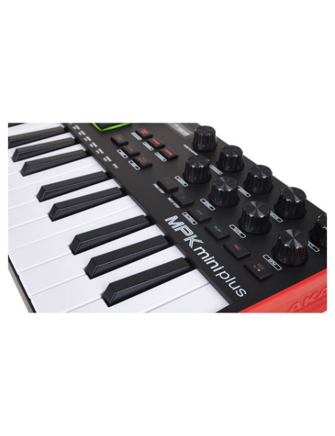 TECLADO CONTROLADOR AKAI MPK MINI PLUS 37 TECLAS + 8 PADS