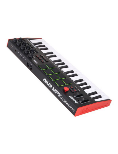 TECLADO CONTROLADOR AKAI MPK MINI PLUS 37 TECLAS + 8 PADS