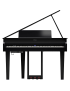 PIANO ELÉCTRICO ROLAND GP-6 MINI GRAND SEMICOLA CONTRAPESADO 88 TECLAS NEGRO