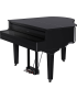 PIANO ELÉCTRICO ROLAND GP-9M SEMICOLA CONTRAPESADO 88 TECLAS MOVILES NEGRO