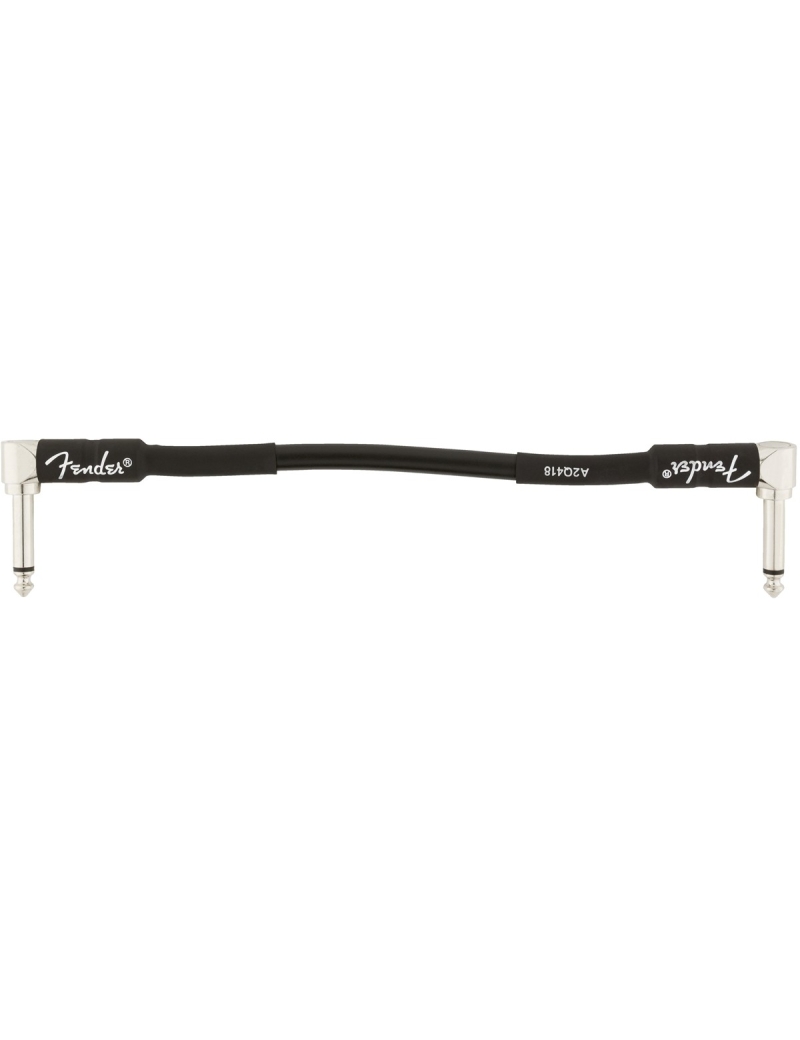 CABLE JACK M ACODADO - JACK M ACODADO 0,15 METROS PATCH FENDER NEGRO 990820056