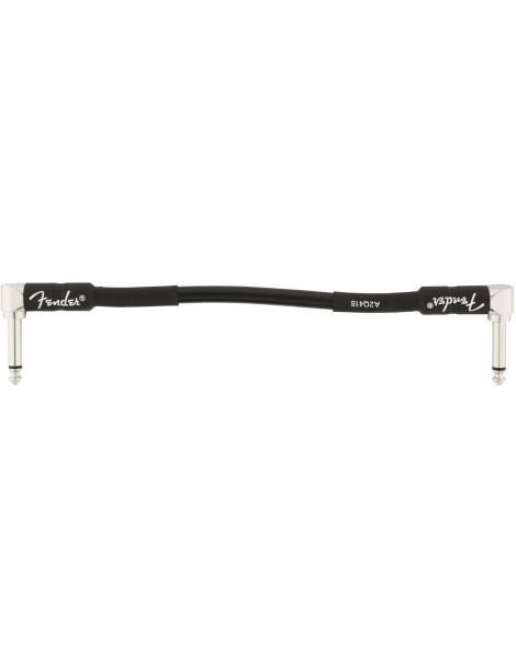 CABLE JACK M ACODADO - JACK M ACODADO 0,15 METROS PATCH FENDER NEGRO 990820056