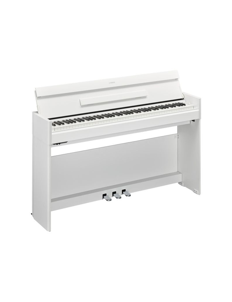 PIANO YAMAHA CONTRAPESADO ARIUS YDP-S55WH BLANCO 88 TECLAS CON MUEBLE Y 3 PEDALES