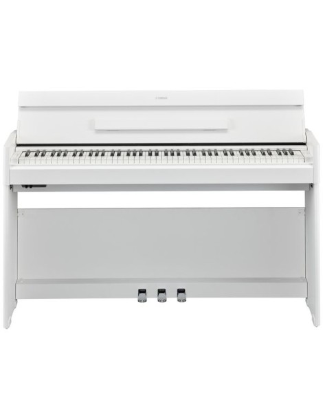 PIANO YAMAHA CONTRAPESADO ARIUS YDP-S55WH BLANCO 88 TECLAS CON MUEBLE Y 3 PEDALES