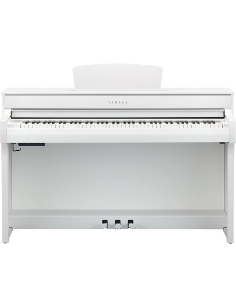 PIANO YAMAHA CONTRAPESADO CLP-735WH CLAVINOVA WHITE 88 TECLAS MUEBLE Y 3 PEDALES