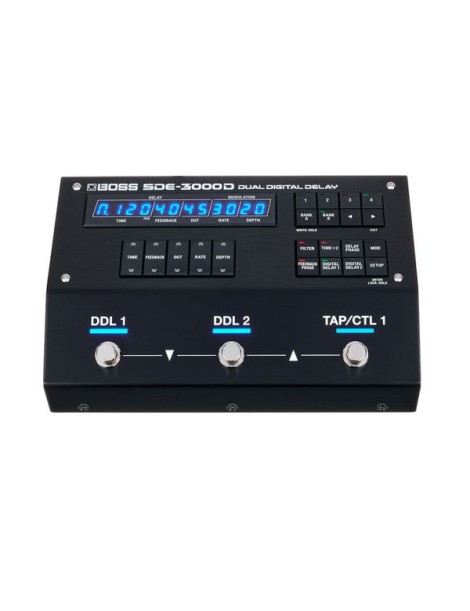 PEDAL BOSS SDE-3000D DUAL DIGITAL DELAY