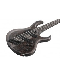 BAJO ELÉCTRICO IBANEZ BTB805MSTGF MULTIESCALA ACTIVO TRANSPARENT GRAY FLAT 5 CUERDAS CON ESTUCHE