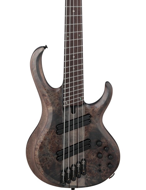 BAJO ELÉCTRICO IBANEZ BTB805MSTGF MULTIESCALA ACTIVO TRANSPARENT GRAY FLAT 5 CUERDAS CON ESTUCHE