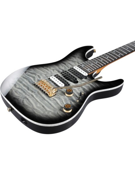 GUITARRA ELÉCTRICA IBANEZ AZ47P1QMBIB BLACK ICE BURST CON FUNDA