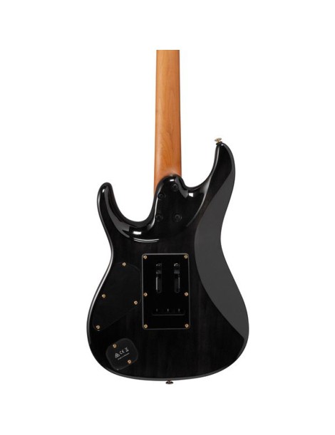 GUITARRA ELÉCTRICA IBANEZ AZ47P1QMBIB BLACK ICE BURST CON FUNDA