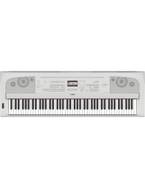 PIANO YAMAHA CONTRAPESADO DGX-670WH BLANCO 88 TECLAS PEDAL SUSTAIN + MUEBLE NL300WH