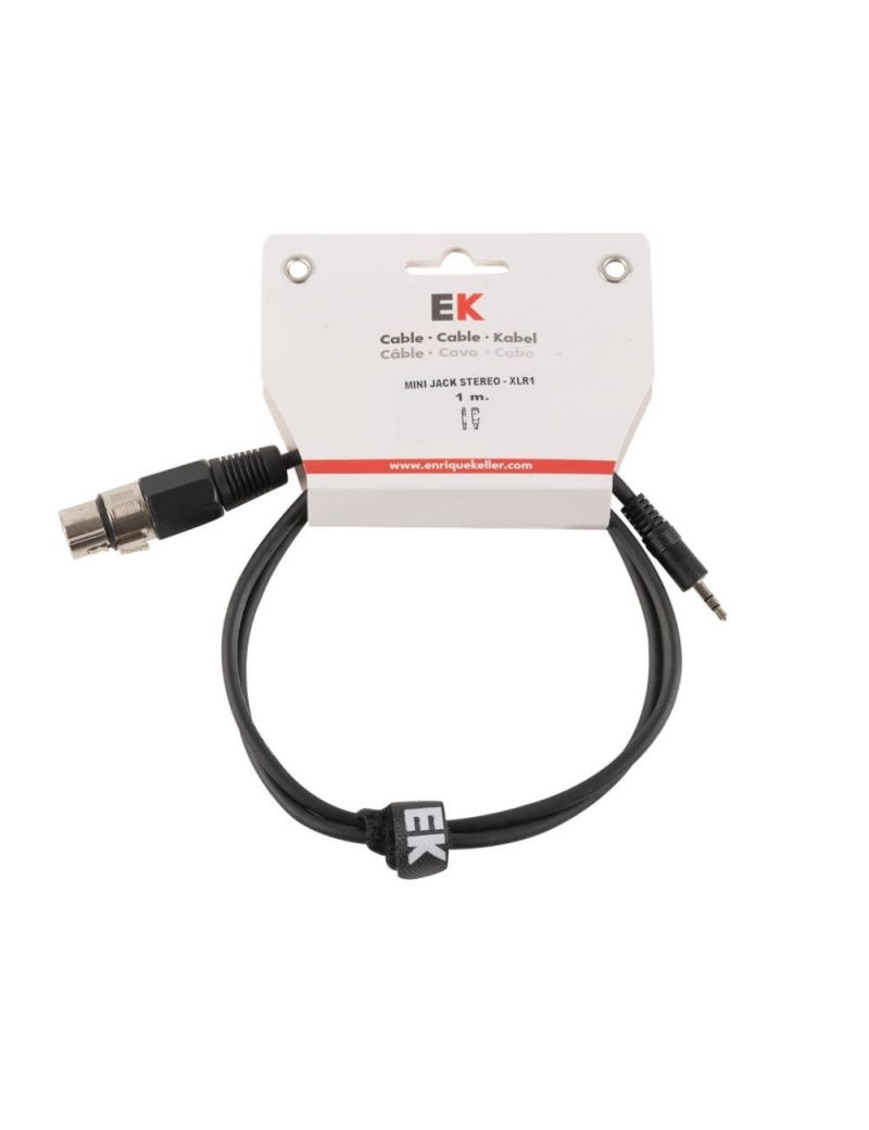 CABLE MINI JACK M ESTEREO - 1 CANON HEMBRA 1 METRO