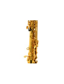 SAXO SOPRANO J.MICHAEL SP-650 SIb LACADO LLAVE DE FA CON ESTUCHE