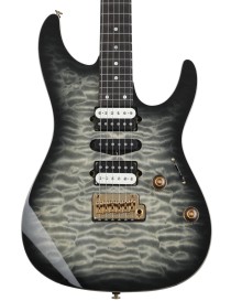 GUITARRA ELÉCTRICA IBANEZ AZ47P1QMBIB BLACK ICE BURST CON FUNDA