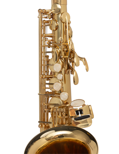 SAXO ALTO J.MICHAEL 500 MIb CON LLAVE DE FA LACADO COMPLETO CON ESTUCHE