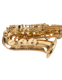 SAXO ALTO J.MICHAEL 500 MIb CON LLAVE DE FA LACADO COMPLETO CON ESTUCHE