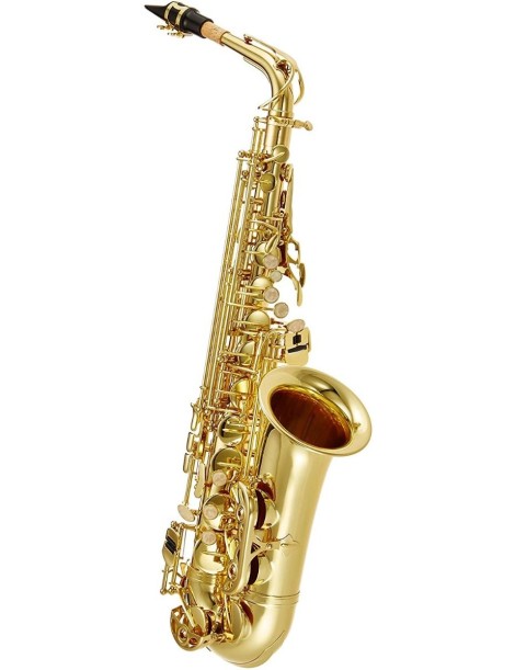 SAXO ALTO J.MICHAEL 500 MIb CON LLAVE DE FA LACADO COMPLETO CON ESTUCHE