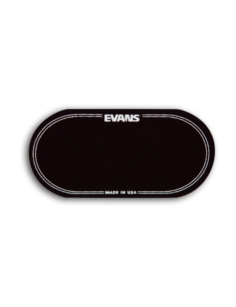 APAGADOR BOMBO PROTECTOR IMPACTO PARCHE DOBLE EVANS EQ PATCH EQPB2 2 UNIDADES NEGRO