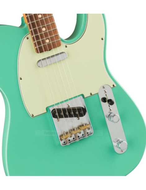 GUITARRA ELÉCTRICA FENDER MEXICO VINTERA '60 TELECASTER MODIFIED SEA FOAM GREEN CON FUNDA 149893373