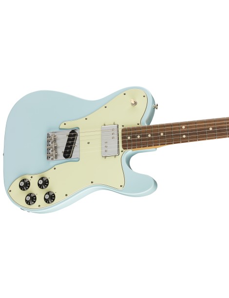 GUITARRA ELÉCTRICA FENDER MEXICO VINTERA '70 TELECASTER CUSTOM SONIC BLUE CON FUNDA 149723372