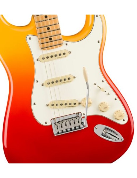 GUITARRA ELÉCTRICA FENDER MEXICO PLAYER PLUS STRATOCASTER TQS TEQUILA SUNRISE CON FUNDA 0147312387