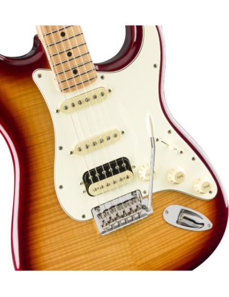 GUITARRA ELÉCTRICA FENDER MEXICO PLAYER PLUS STRATOCASTER MN SSB SIENNA SUNBURST LIMITED EDITION 144564547