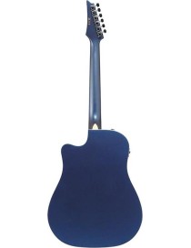 GUITARRA ACÚSTICA IBANEZ 4/4 ALT30NBM RECORTADA NIGHT BLUE METALLIC CON PREVIO